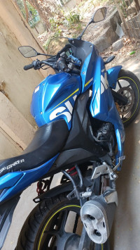 Blue Suzuki Gixxer SF Moto GP