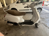 Pearl White Vespa VXL 125