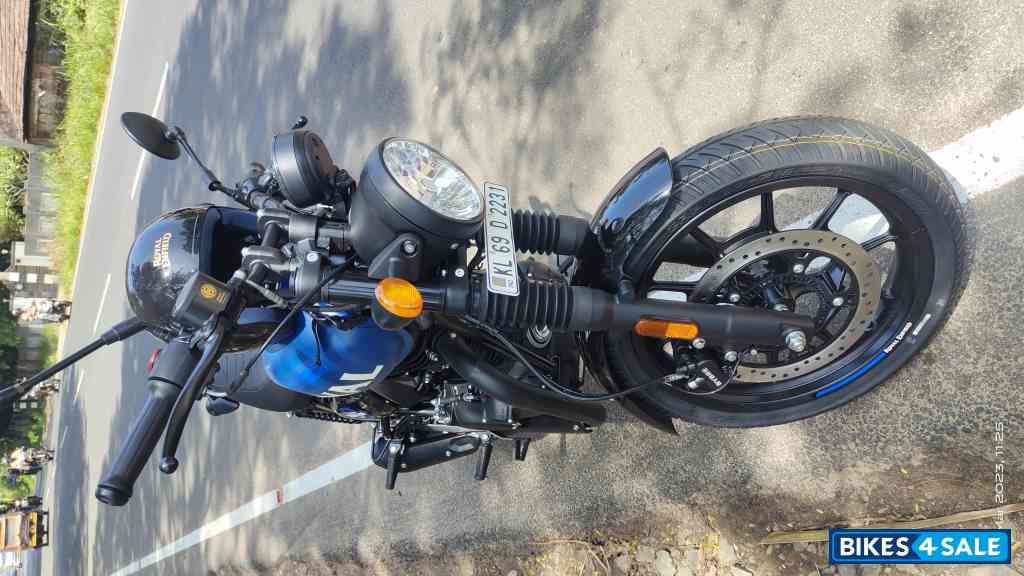Rebel Blue Royal Enfield Hunter 350 Metro