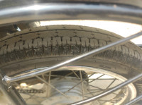 Silver Royal Enfield Bullet Electra