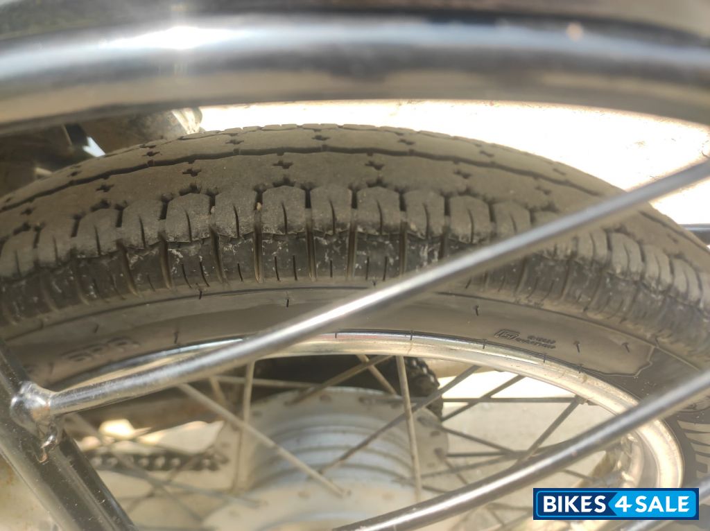 Silver Royal Enfield Bullet Electra