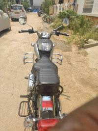 Silver Royal Enfield Bullet Electra