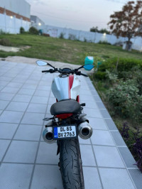 White Ducati Monster 796