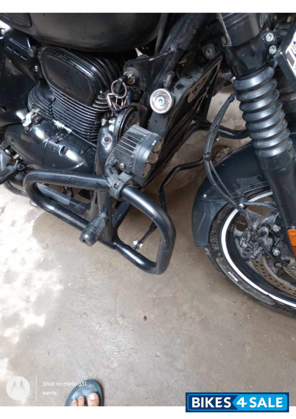 Smoke Grey Yezdi Roadster Dark