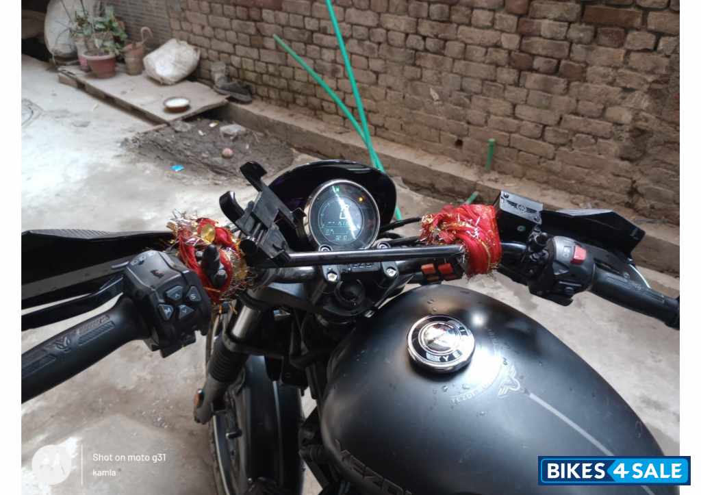 Smoke Grey Yezdi Roadster Dark