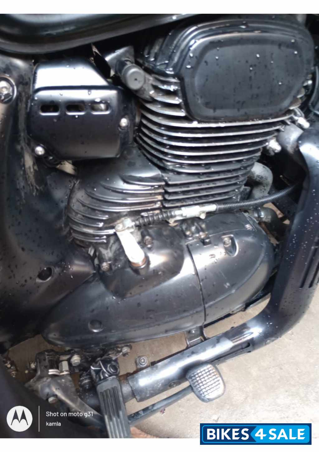 Smoke Grey Yezdi Roadster Dark