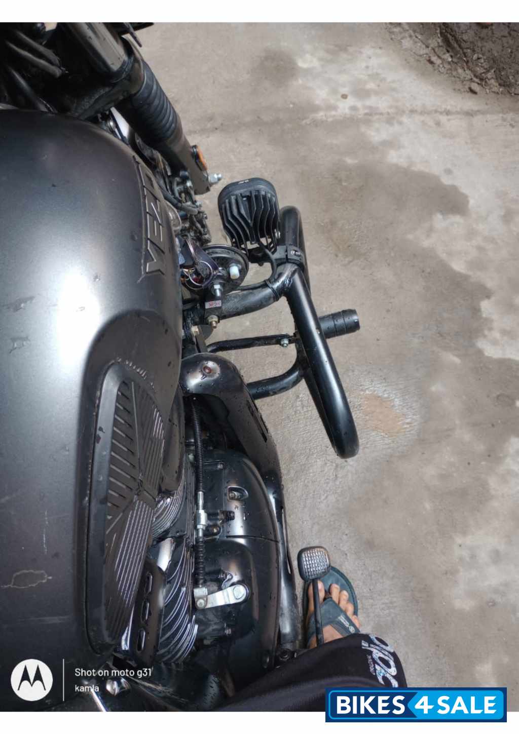 Smoke Grey Yezdi Roadster Dark