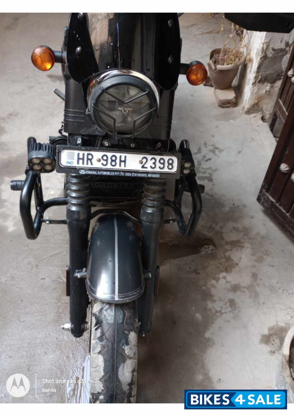 Smoke Grey Yezdi Roadster Dark