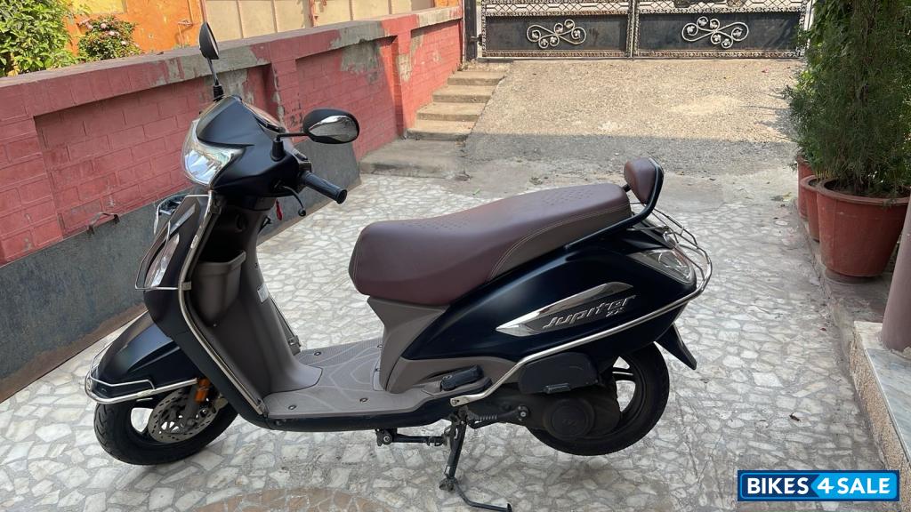 Matte Black TVS Jupiter ZX SmartXonnect