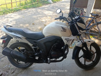 White Honda CB Trigger