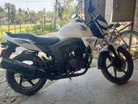 White Honda CB Trigger