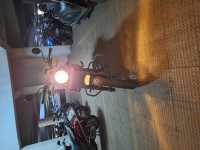 White And Red Royal Enfield Scram 411