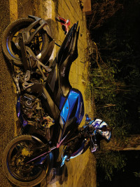 Saturn Blue Bajaj Pulsar NS 160