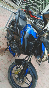 Saturn Blue Bajaj Pulsar NS 160