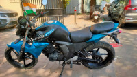 Blue Yamaha FZ-S