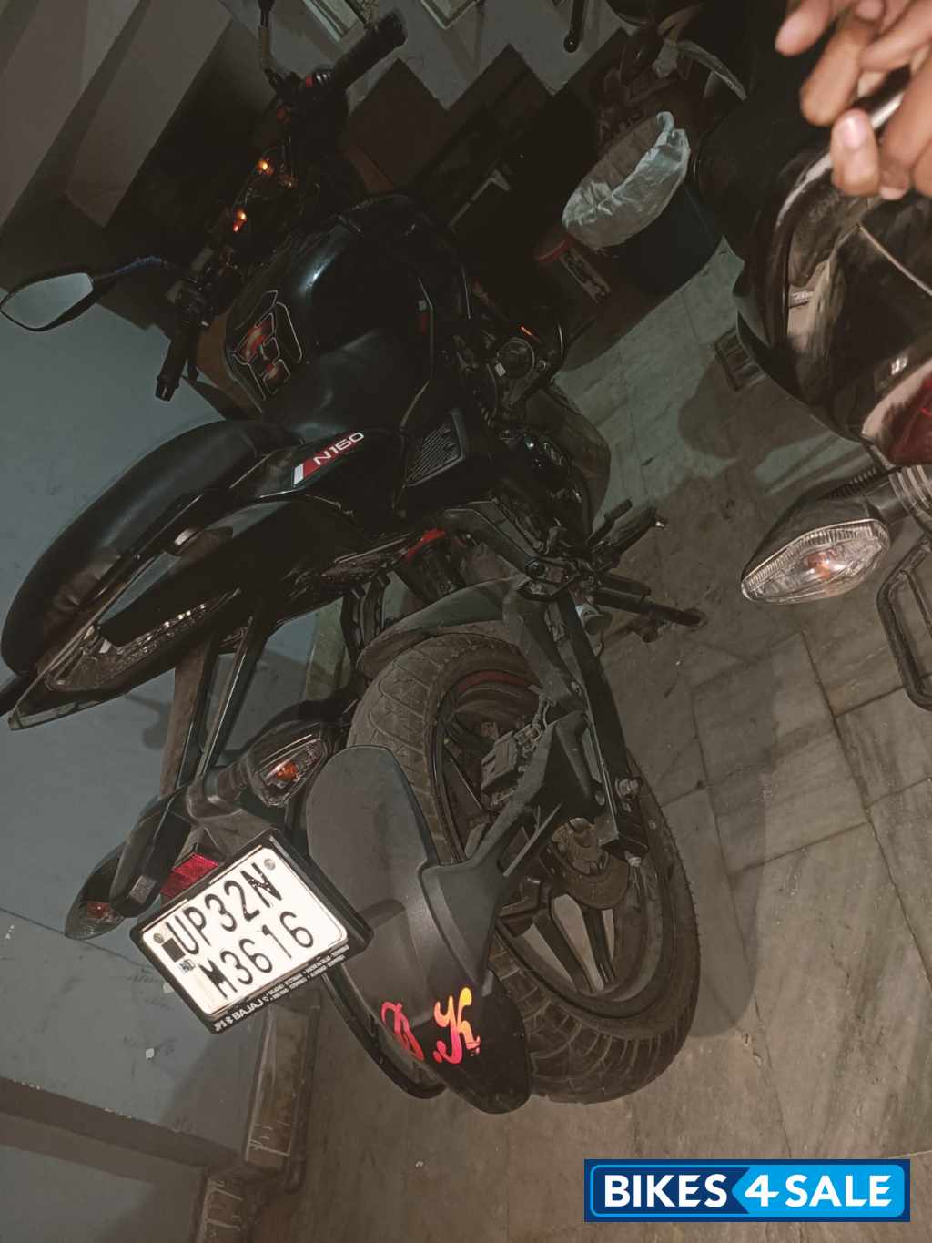 Black Bajaj Pulsar N160 Dual Channel ABS
