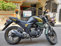 Green Yamaha FZ-S FI V3