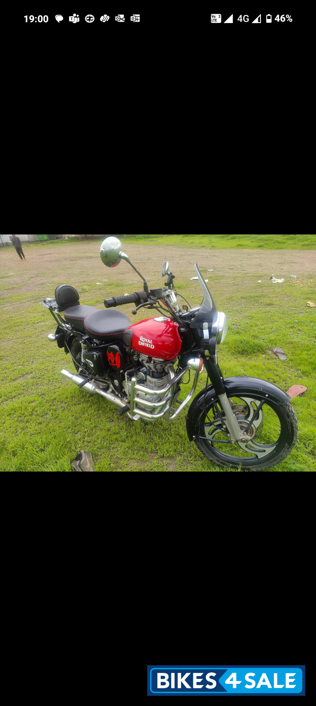 Red Black Royal Enfield Classic 350