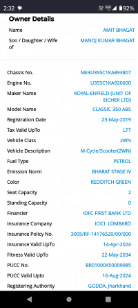 Royal Enfield Classic 350 BS VI 2019 Model