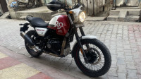 White Flame Royal Enfield Scram 411
