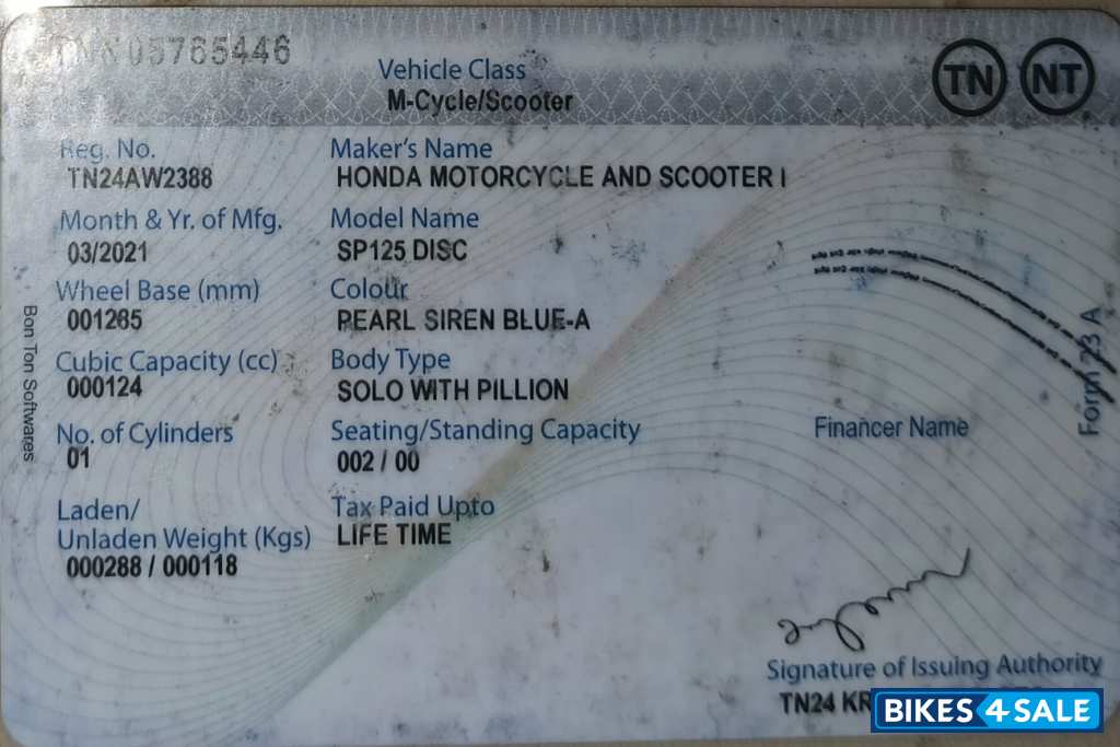 Honda SP 125 BSVI Honda SP 125 BSVI