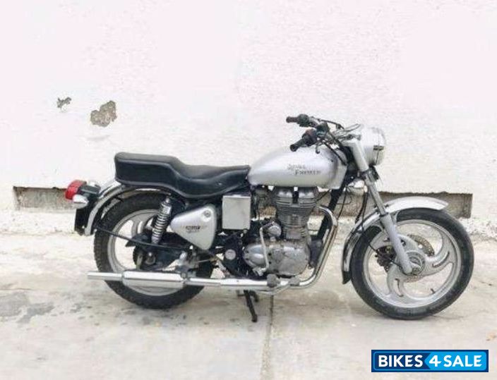 Grey Royal Enfield Bullet Electra