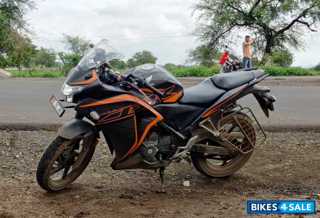 Black And Orange Honda CBR 250R