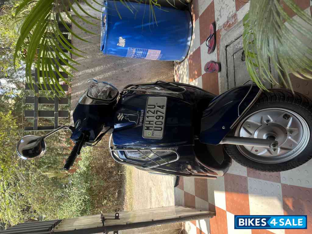 Blue Suzuki Access 125 BS6