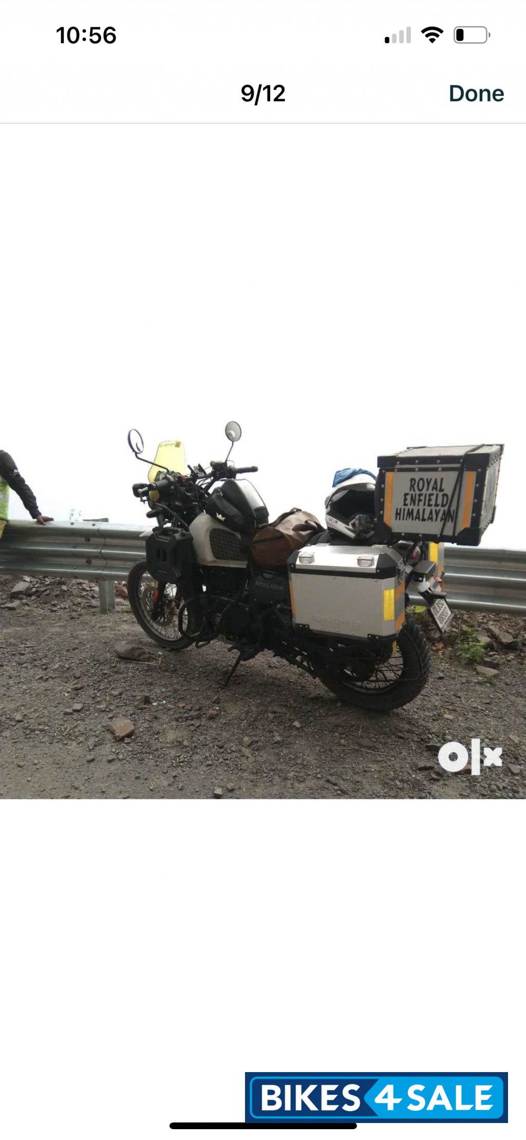 Snow Whit Royal Enfield Himalayan BS VI