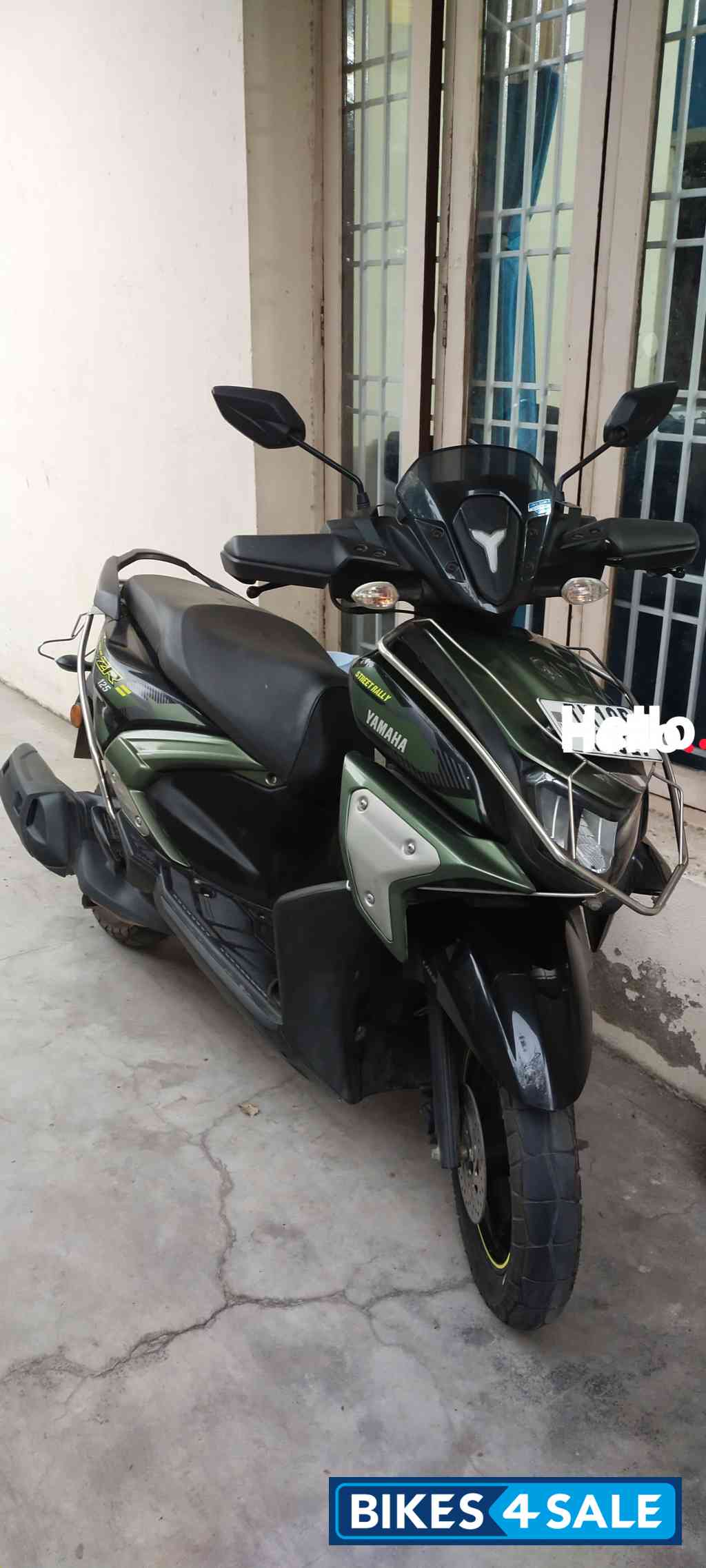 Olive Green Yamaha Cygnus Ray ZR Street Rally