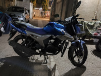 Blue Yamaha SZ-R