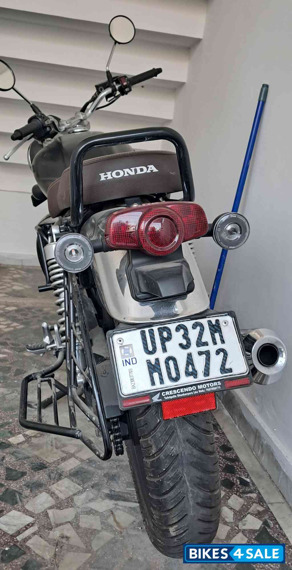 Mat Steel Black Meta Honda Hness CB350 DLX