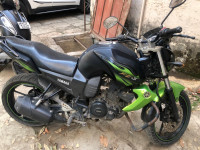 Green And Black Yamaha FZ