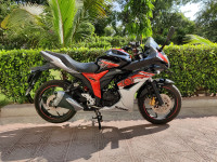 Black And Red Suzuki Gixxer SF SP