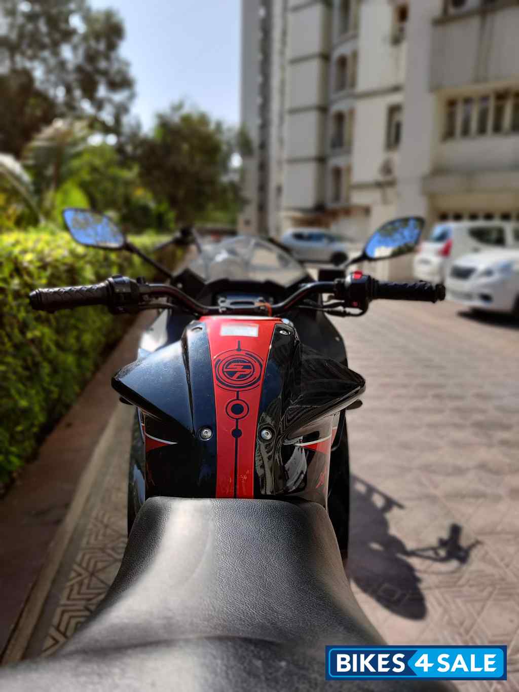 Black And Red Suzuki Gixxer SF SP