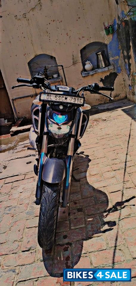 Cyan Gray Yamaha FZ-S FI V3
