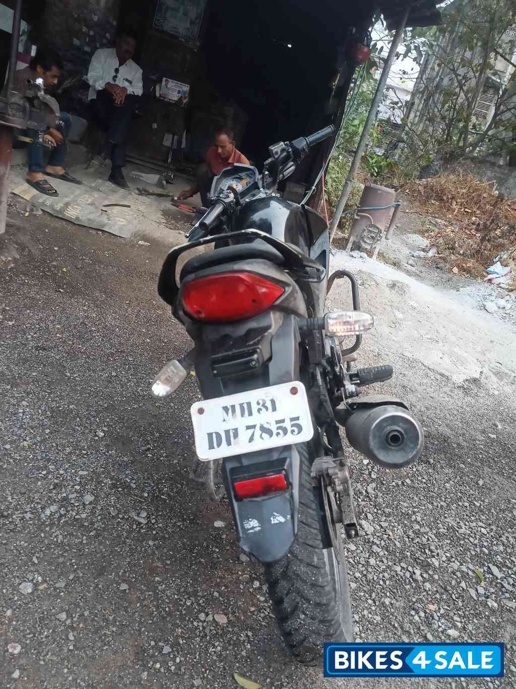 Black Honda Unicorn Dazzler