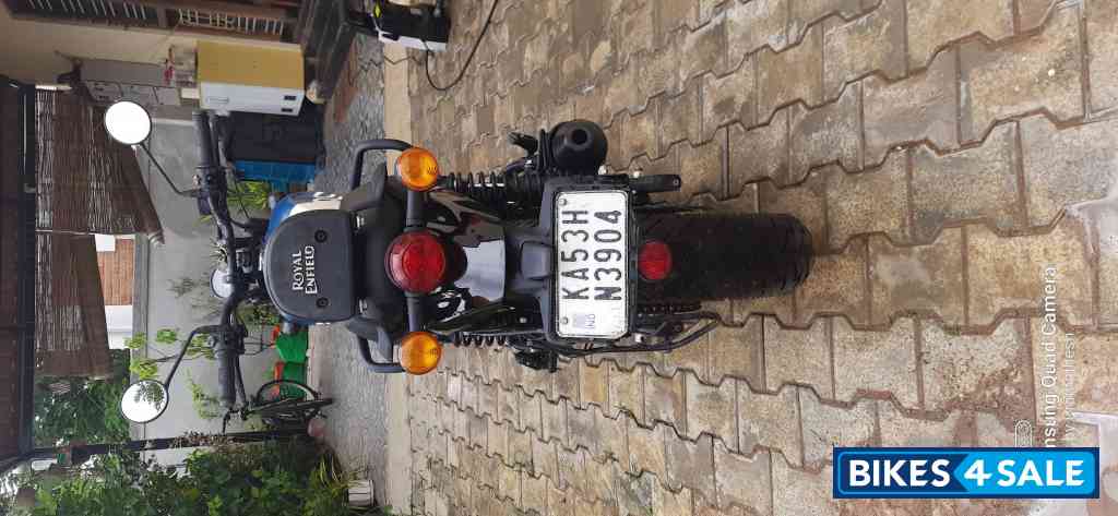 Rebel Blue Royal Enfield Hunter 350 Metro