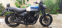 Rebel Blue Royal Enfield Hunter 350 Metro