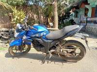 Blue Suzuki Gixxer 150