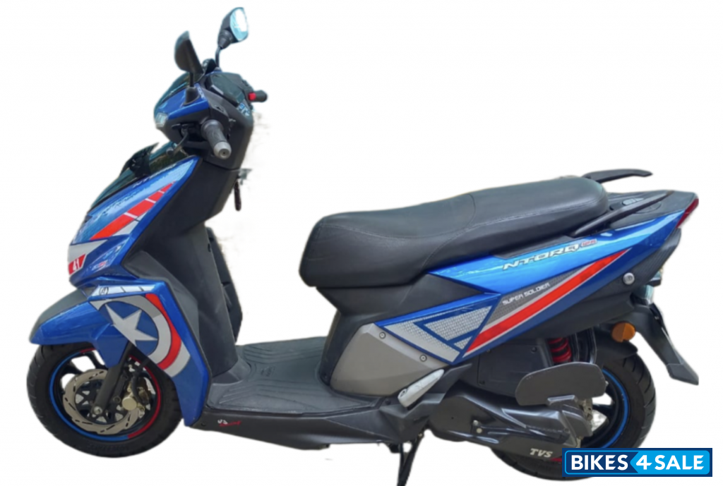 Blue TVS NTORQ Super Squad Edition