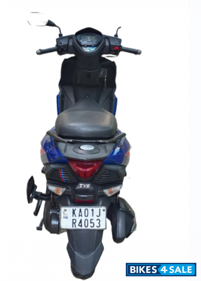 Blue TVS NTORQ Super Squad Edition