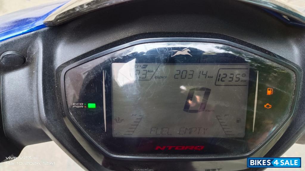 Blue TVS NTORQ Super Squad Edition