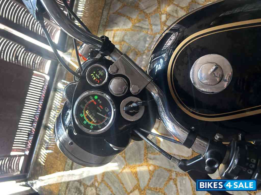 Black Royal Enfield Bullet Electra