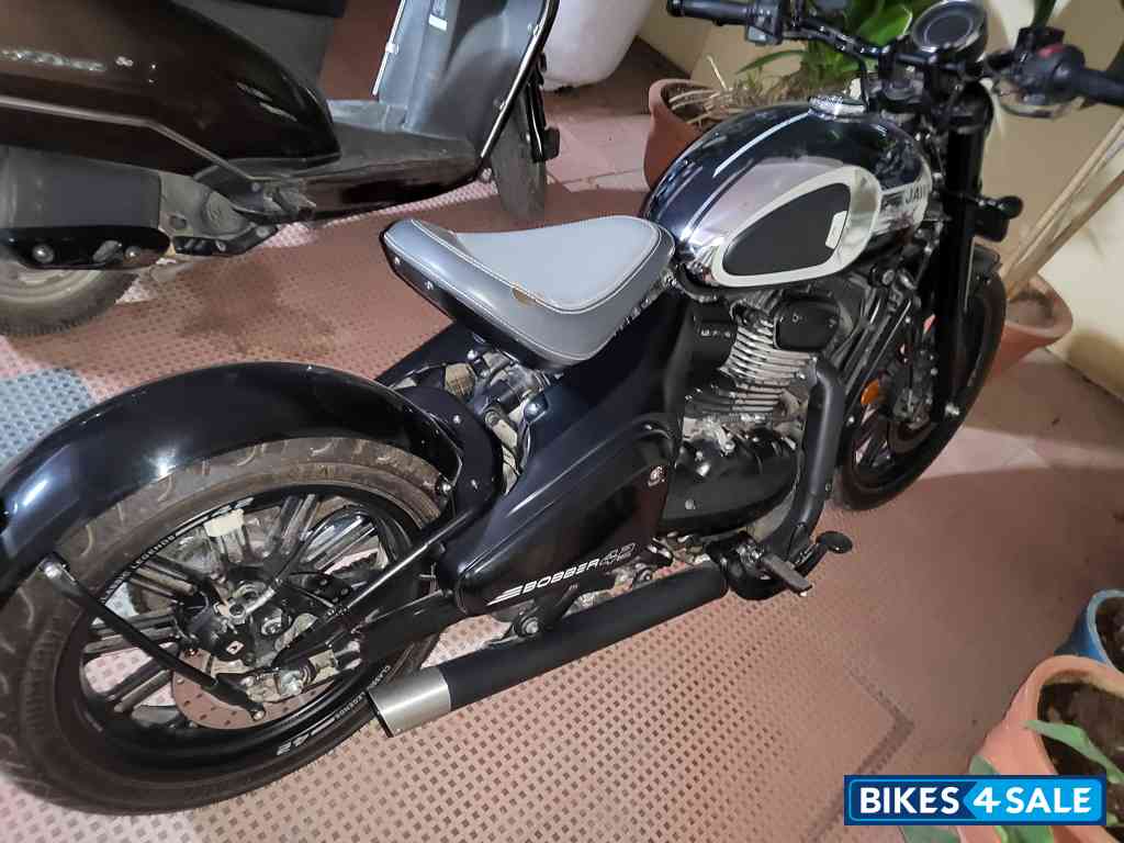 Black And Chrome Dual Jawa 42 Bobber Black Mirror