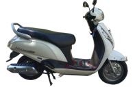 White Suzuki Access 125