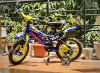 Blue/ Yellow Bicycle Hero