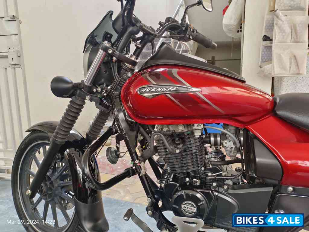 Spicy Red Bajaj Avenger Street 160