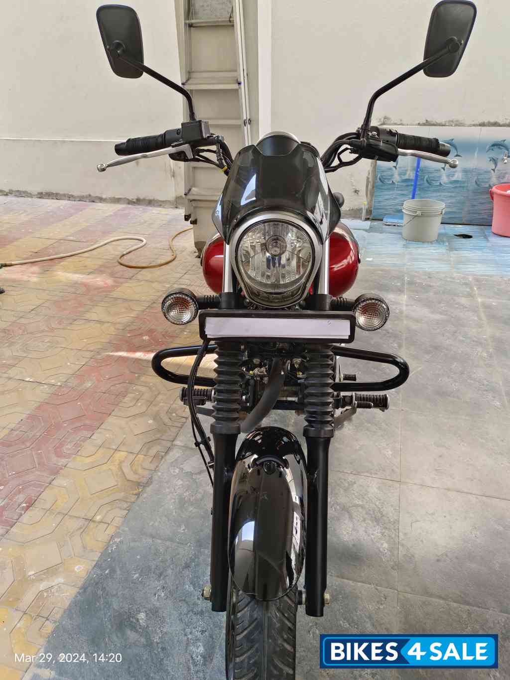 Spicy Red Bajaj Avenger Street 160