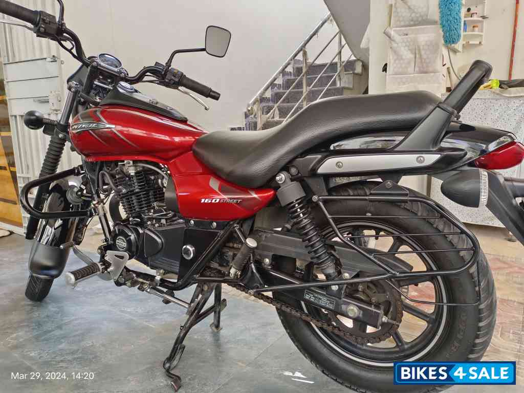 Spicy Red Bajaj Avenger Street 160
